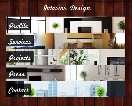 Interior Vertical Slider Wordpress Theme