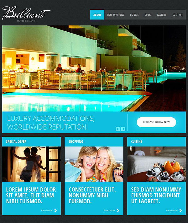 Hotel Resort Joomla Theme