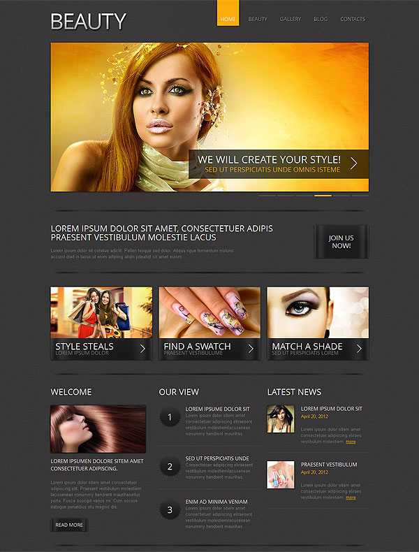 Beauty Joomla Theme