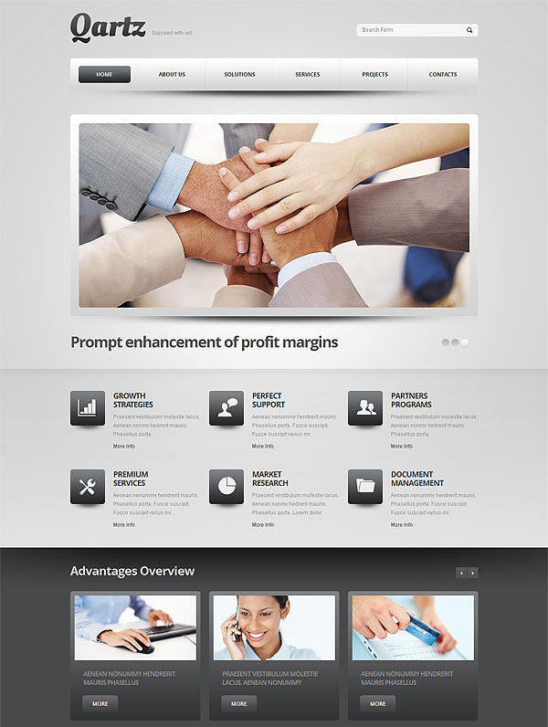 Clean Business Joomla Template