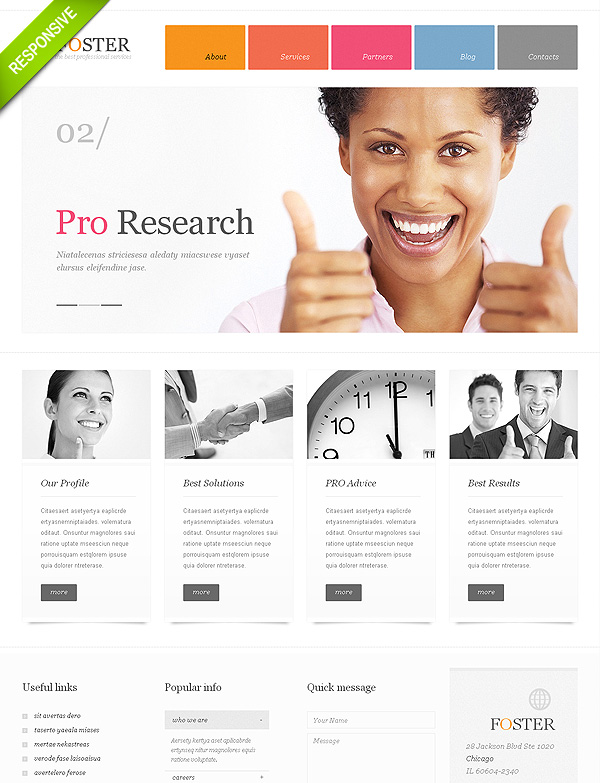 Corporate Services Wordpress Theme